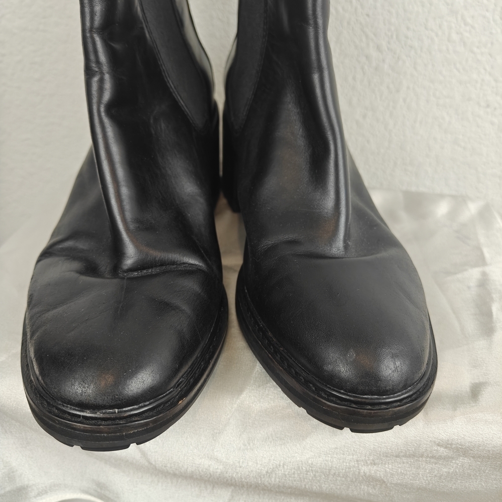 Timberland Sienna High Chelsea Pull On Boot in Black Leather Sz 9 Women's - Picture 11 of 16
